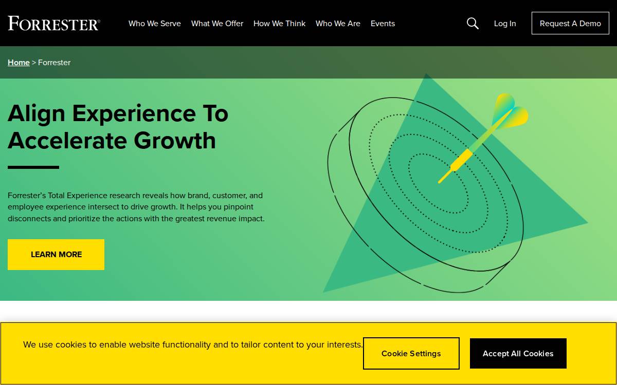 Forrester website preview