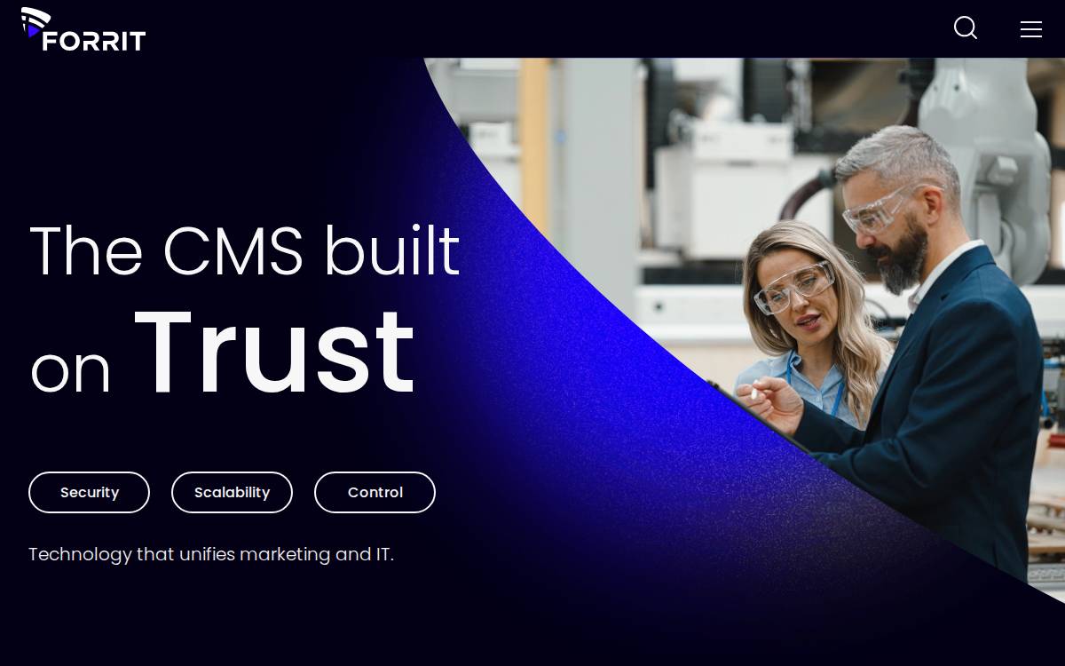 Forrit website preview