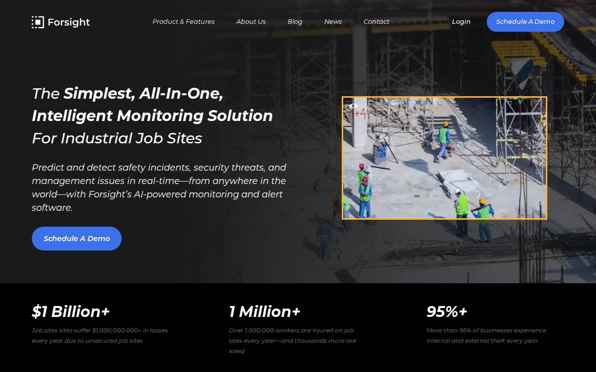 Forsight website preview
