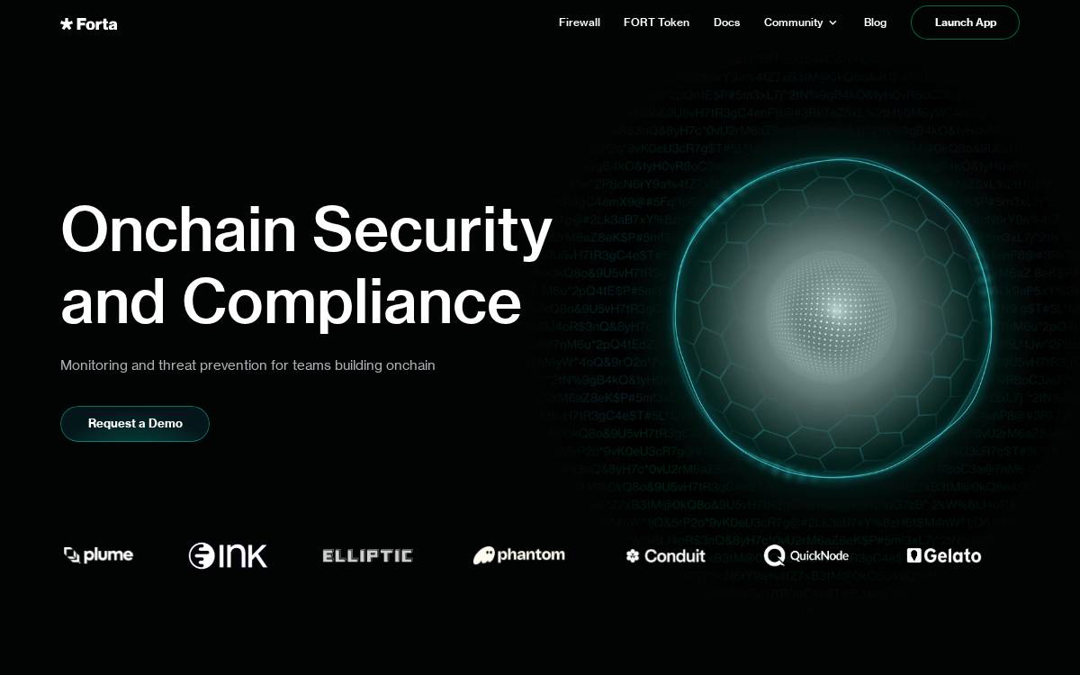 Forta Network website preview