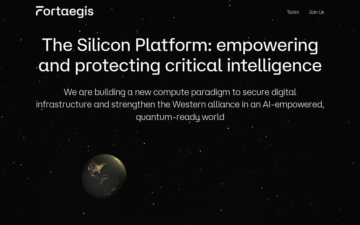 Fortaegis Technologies website preview