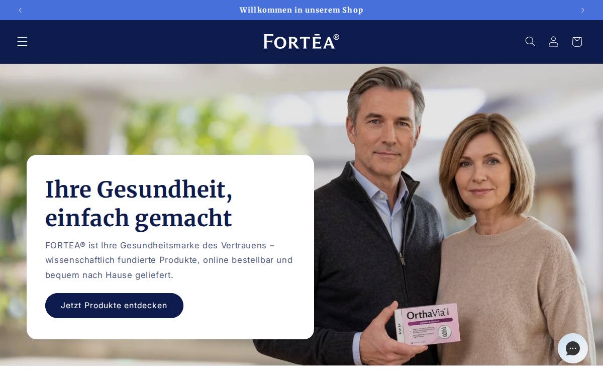 Fortea website preview