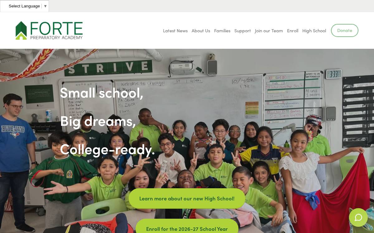 Forteprep website preview