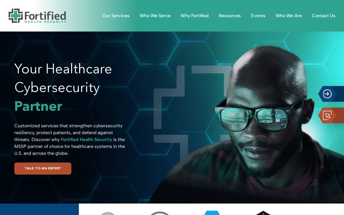 Fortified Health Security website preview