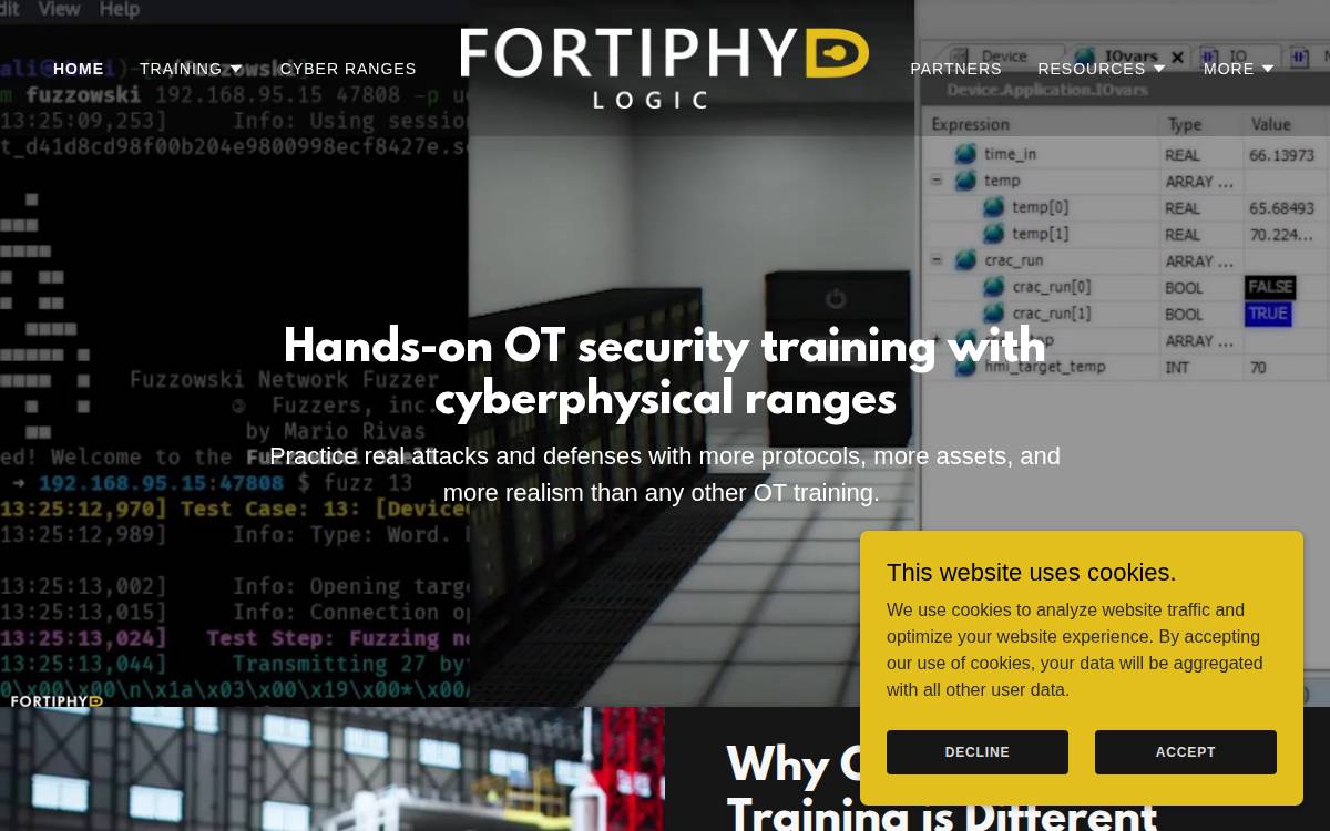 Fortiphyd Logic Inc website preview