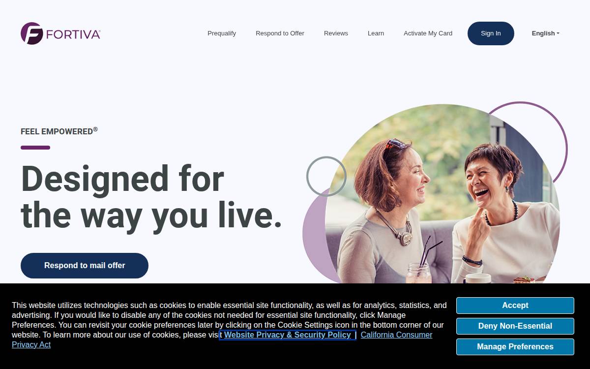Fortiva website preview