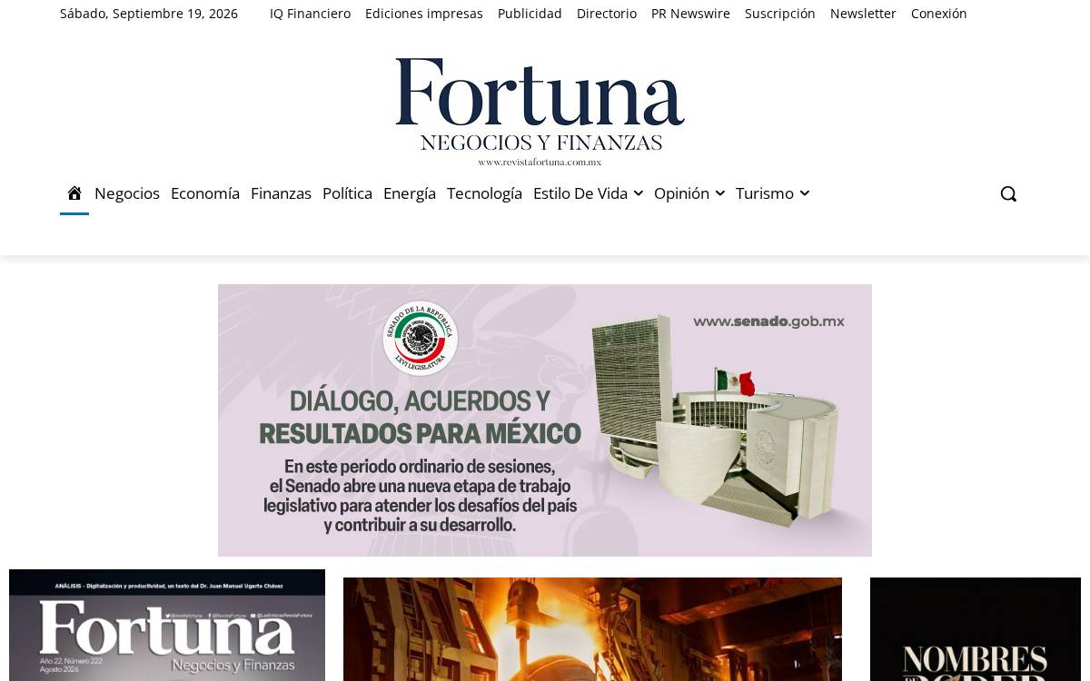 Fortuna website preview