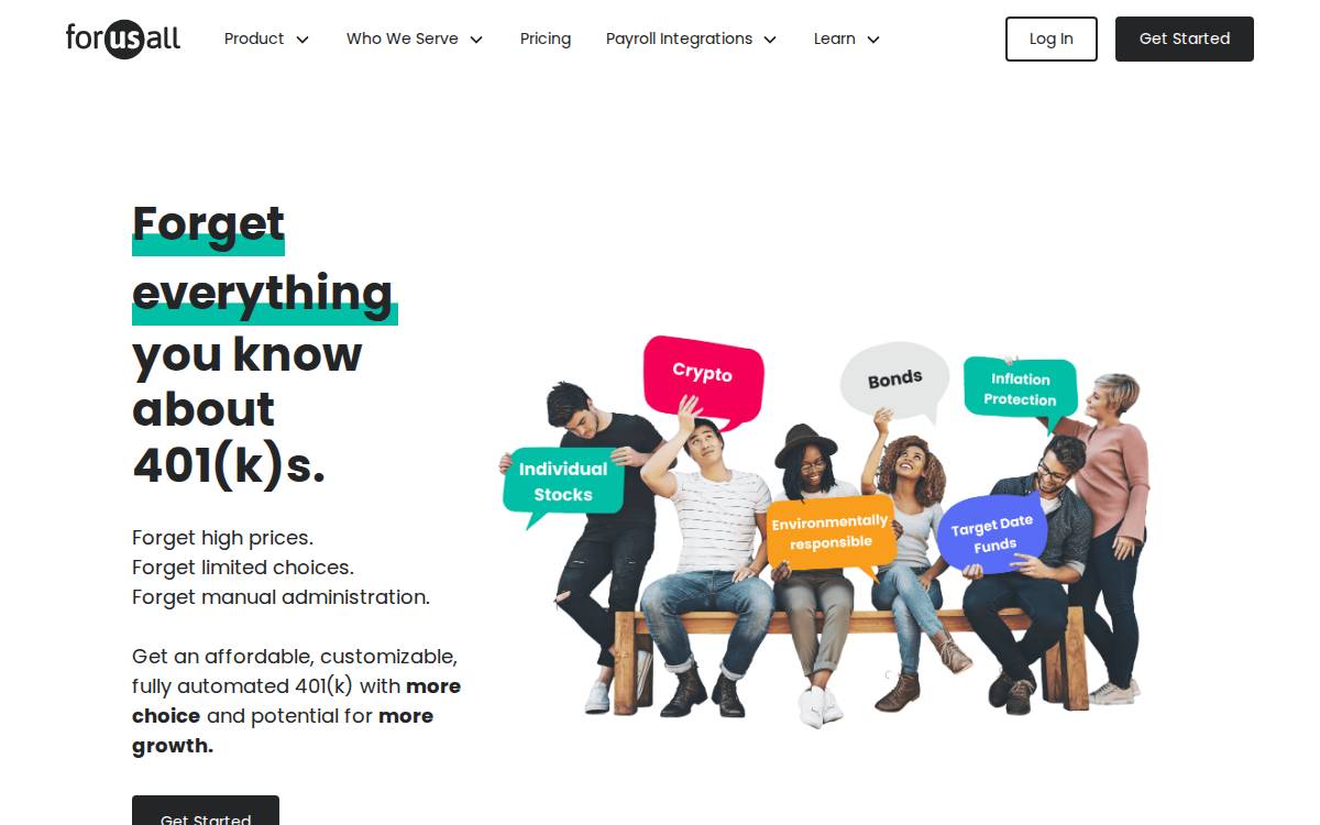 ForUsAll website preview