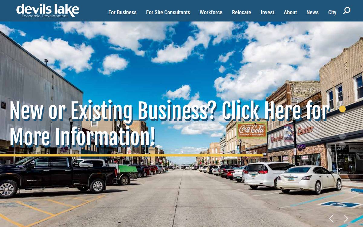 Forward Devils Lake Corporation website preview