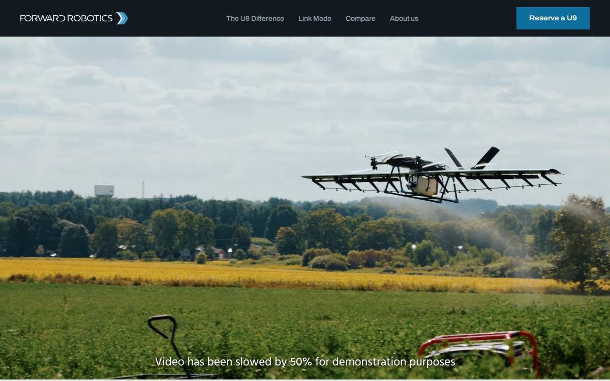 Forward Robotics website preview