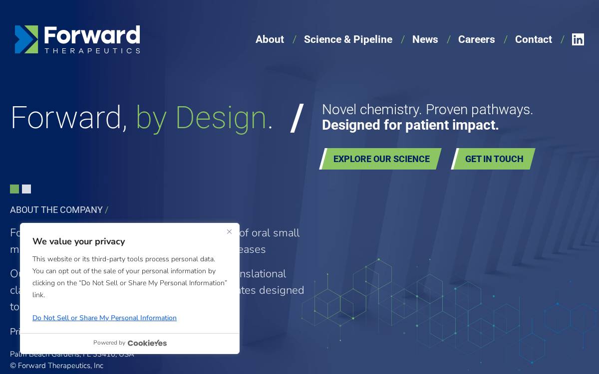 Forward Tx website preview