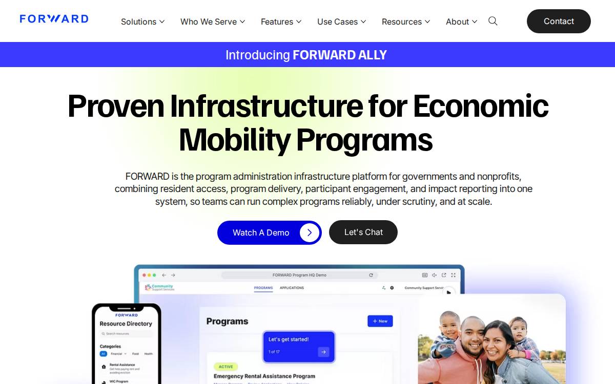 Forward Platform website preview