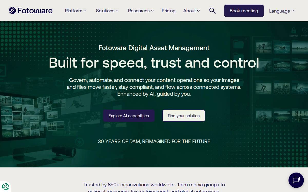 Fotoware website preview