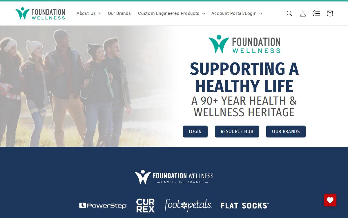 Foundation Wellness website preview