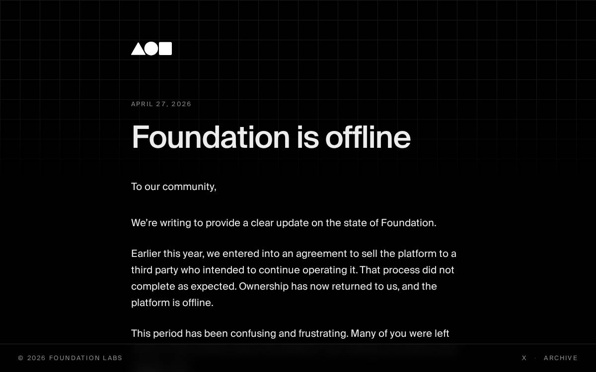 Foundation website preview