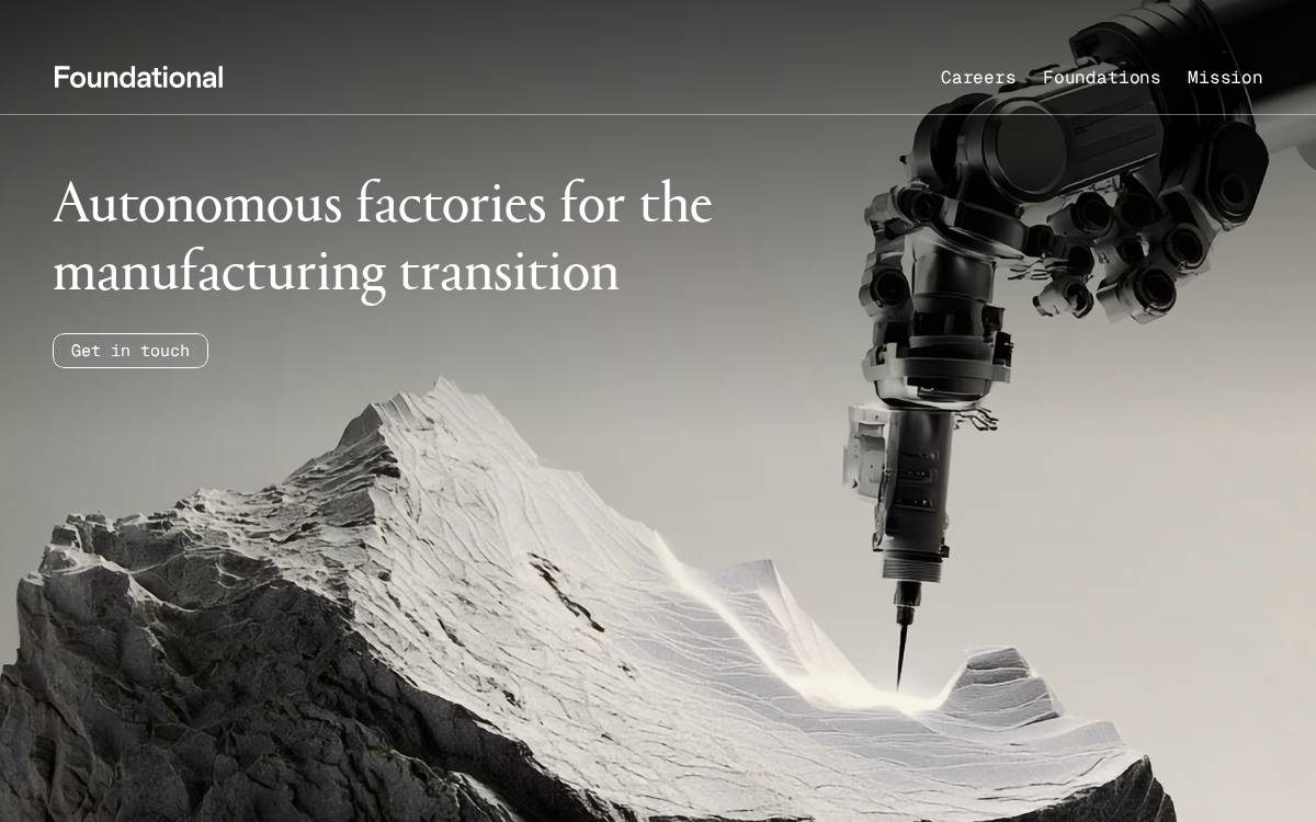 Foundational Industries website preview