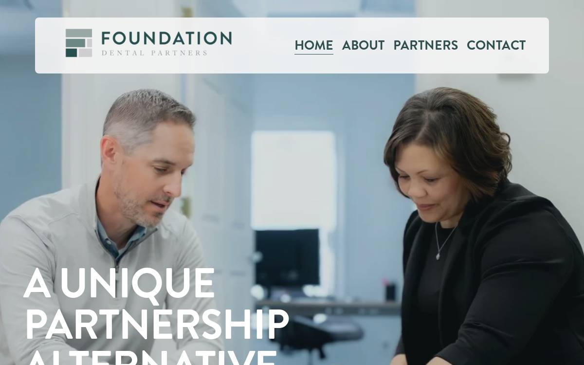 Foundationdentalpartners website preview