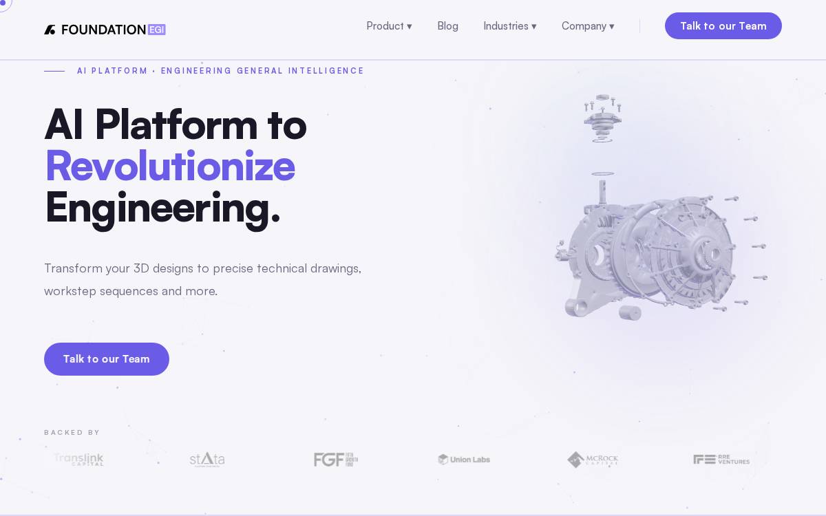 Foundation EGI website preview