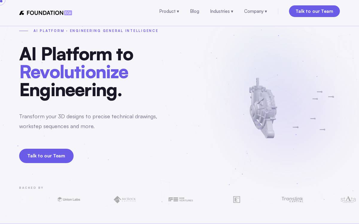 Foundation LLM website preview