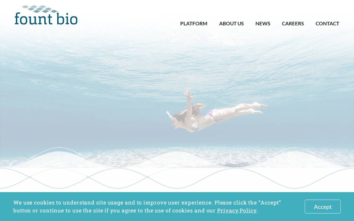Fount Bio website preview