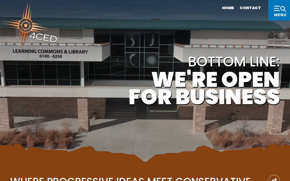 Four Corners Economic Development website preview