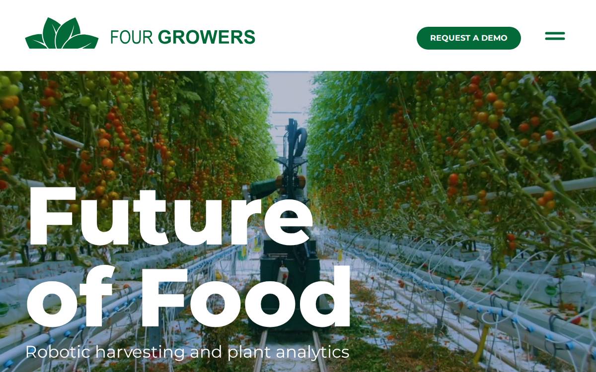 Four Growers website preview