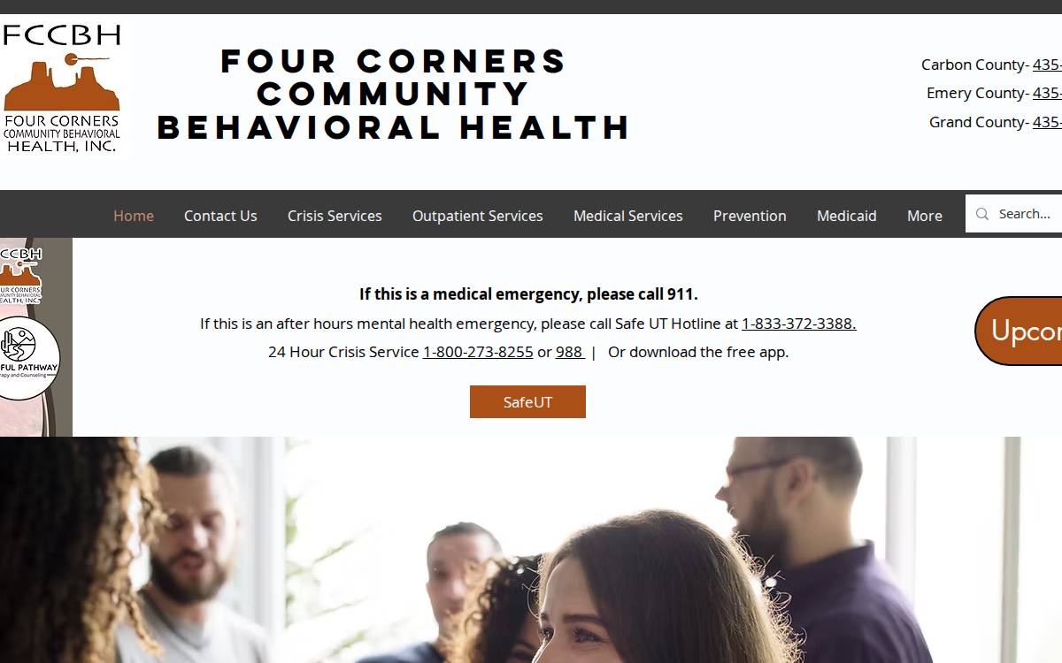 Fourcornersbh website preview