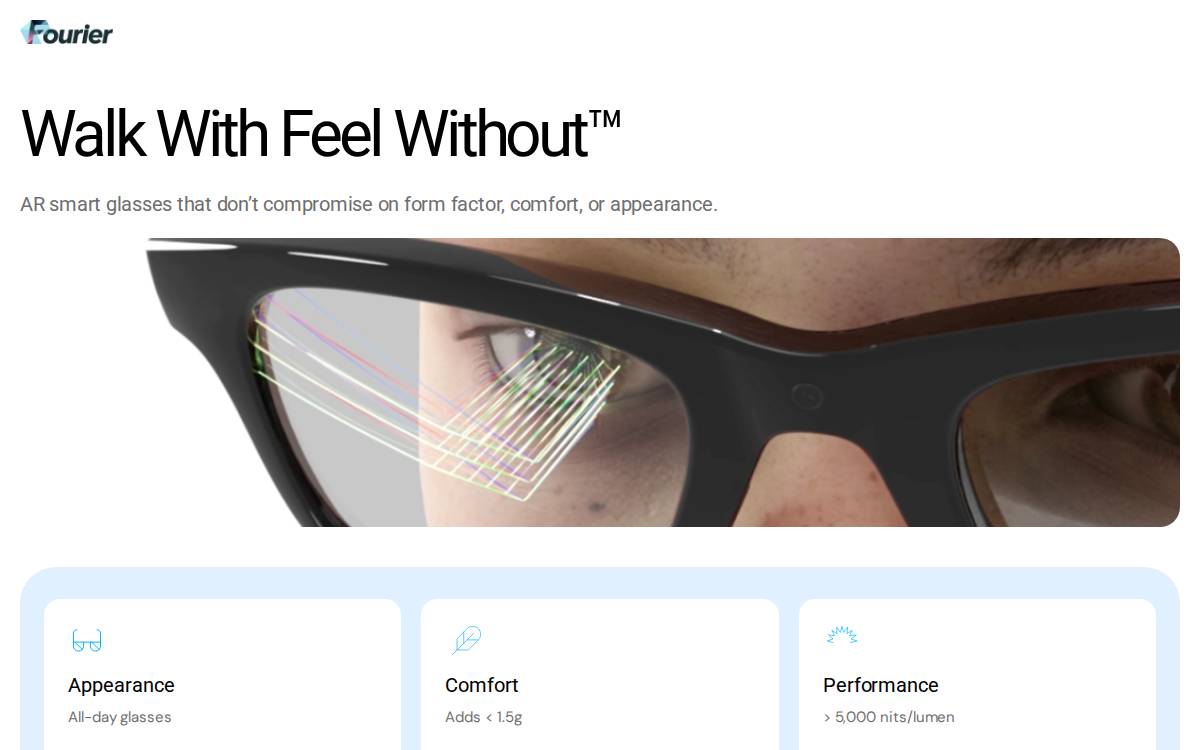 Fourier website preview
