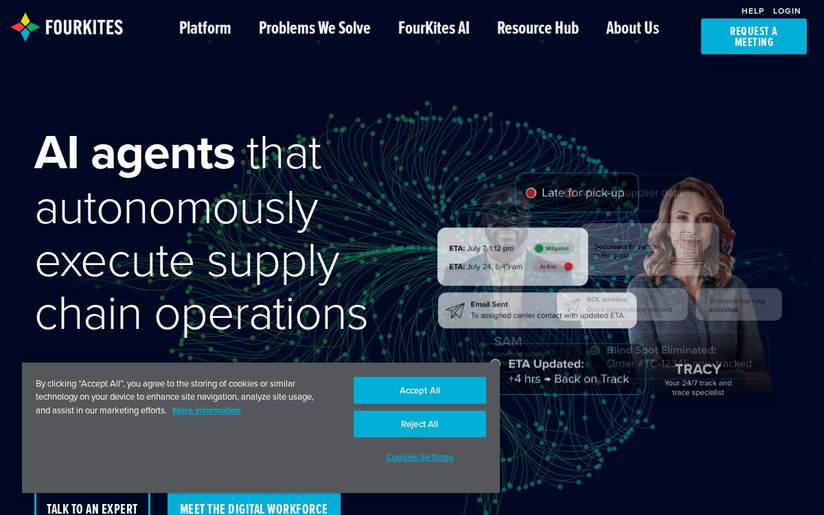 Four Kites website preview