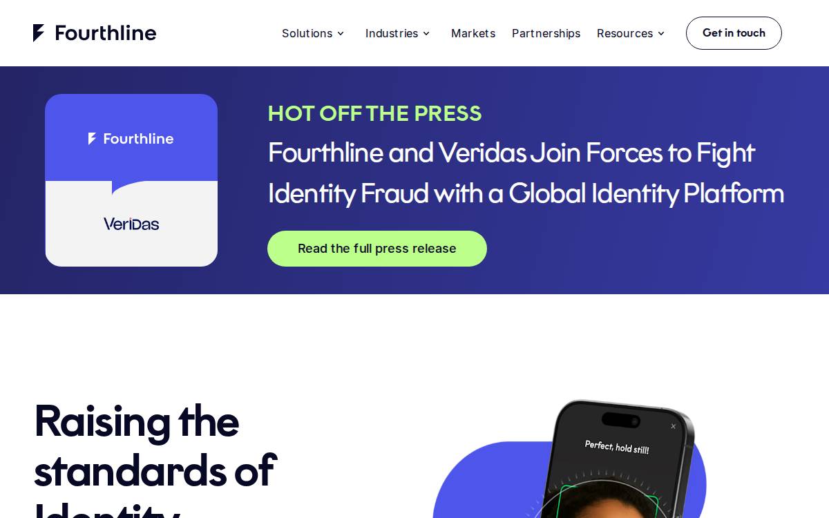 Fourthline website preview