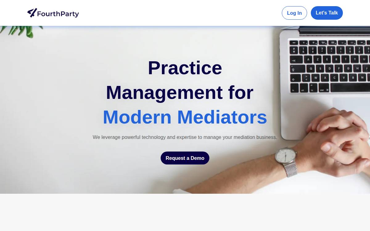 FourthParty website preview
