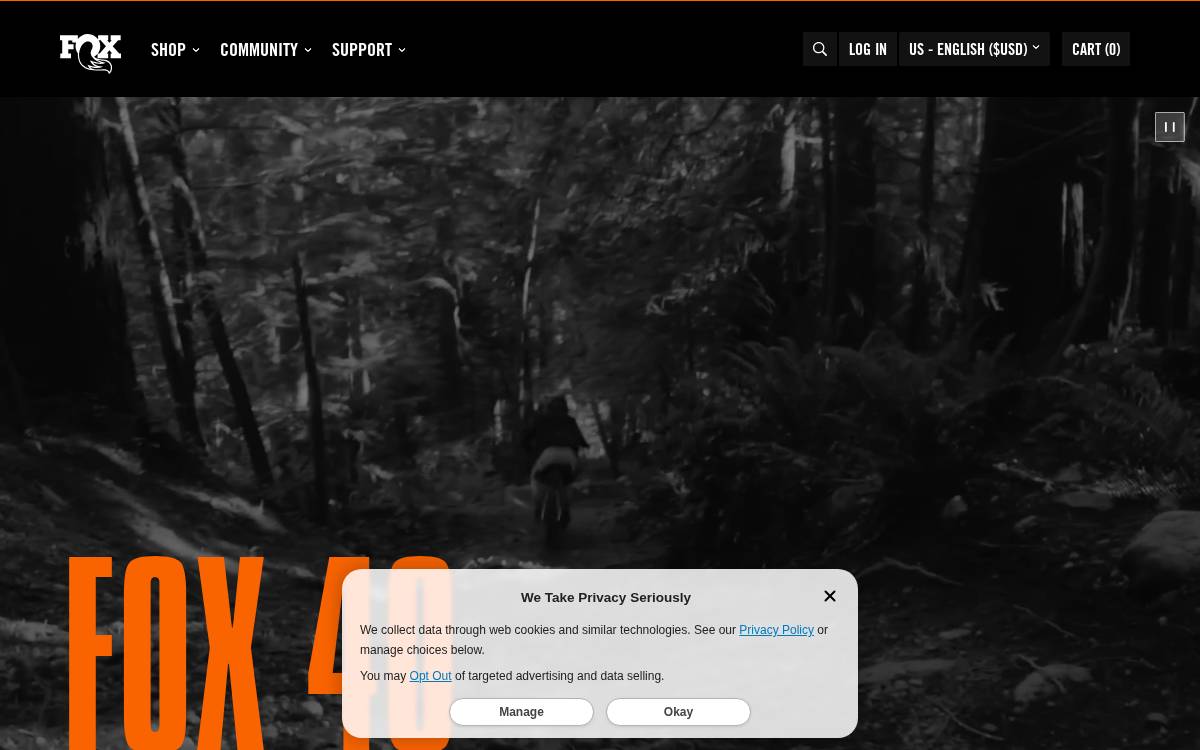 FOX Factory Holding website preview