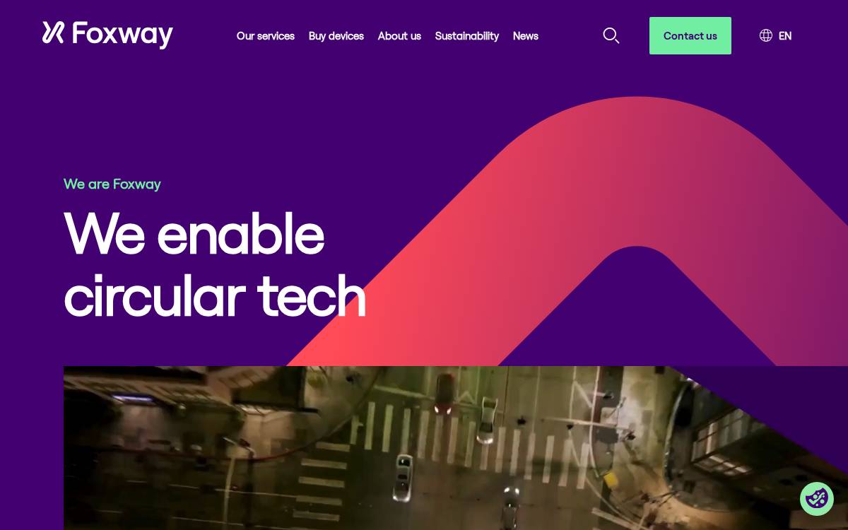 Foxway website preview