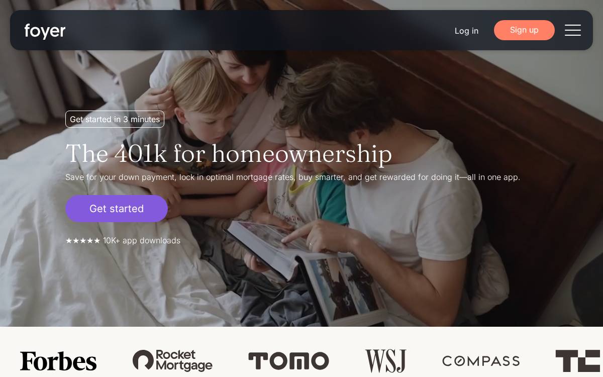 foyer website preview