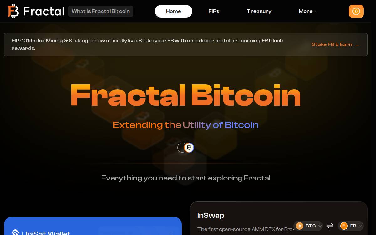 Fractal website preview