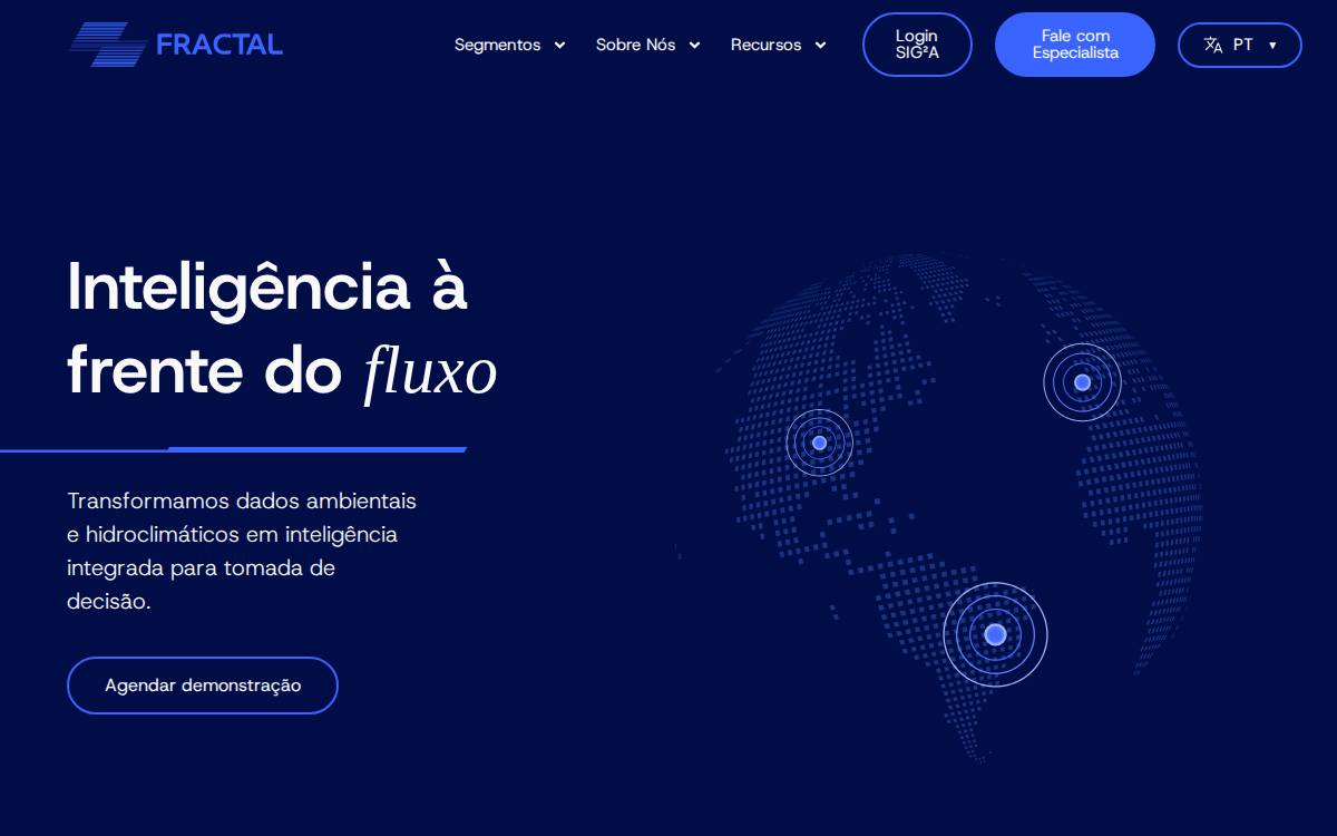 Fractal website preview