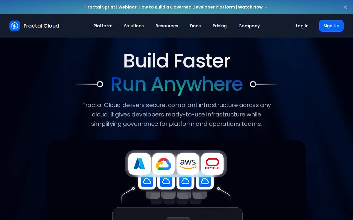 Fractal website preview