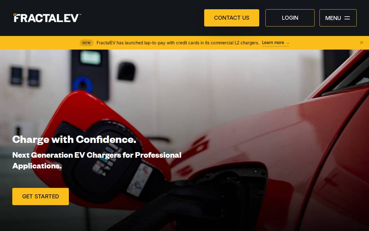 FractalEV Website website preview