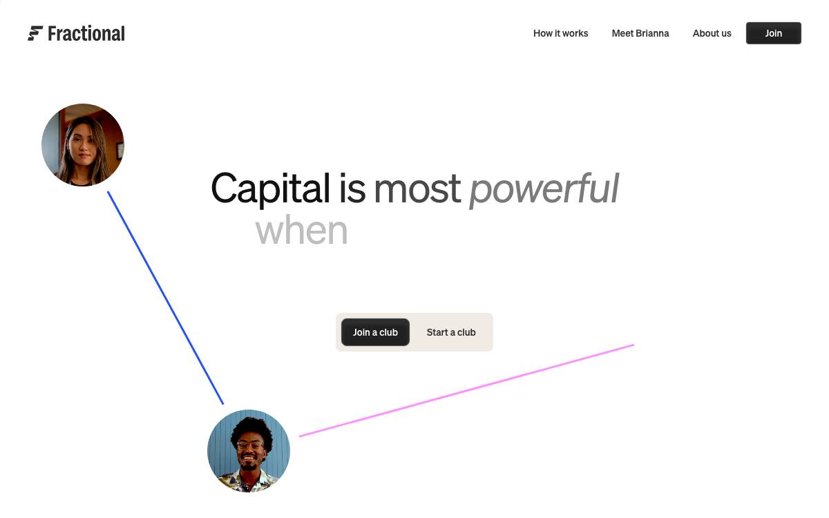 Fractional website preview
