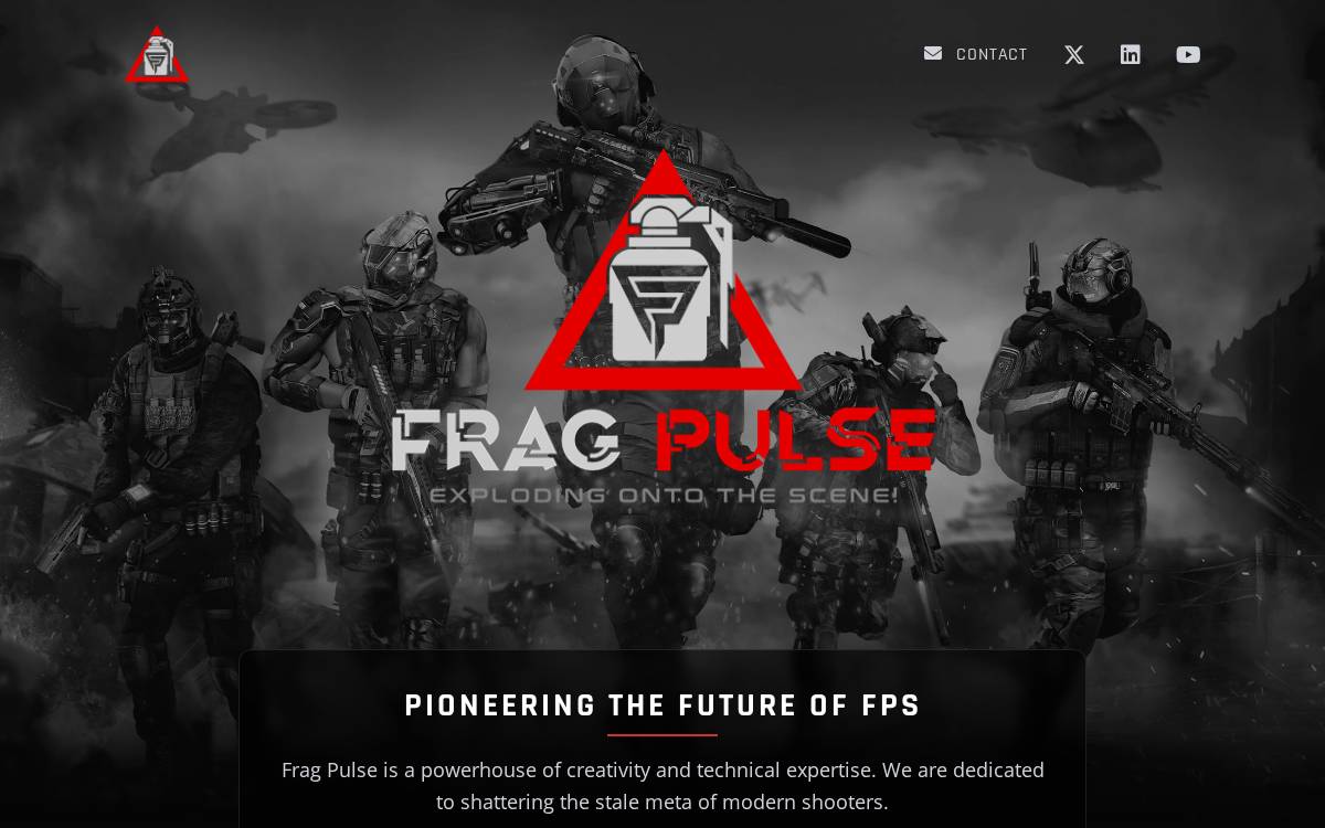 Frag Pulse website preview