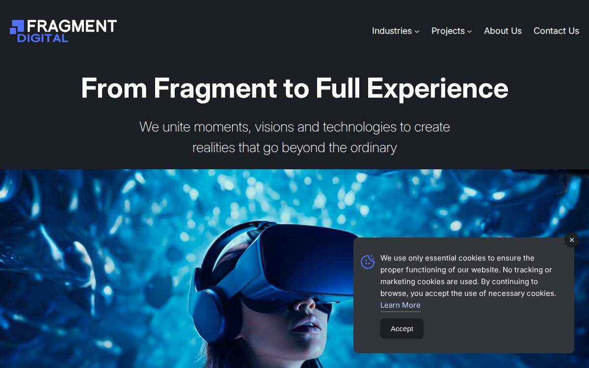 Fragment website preview