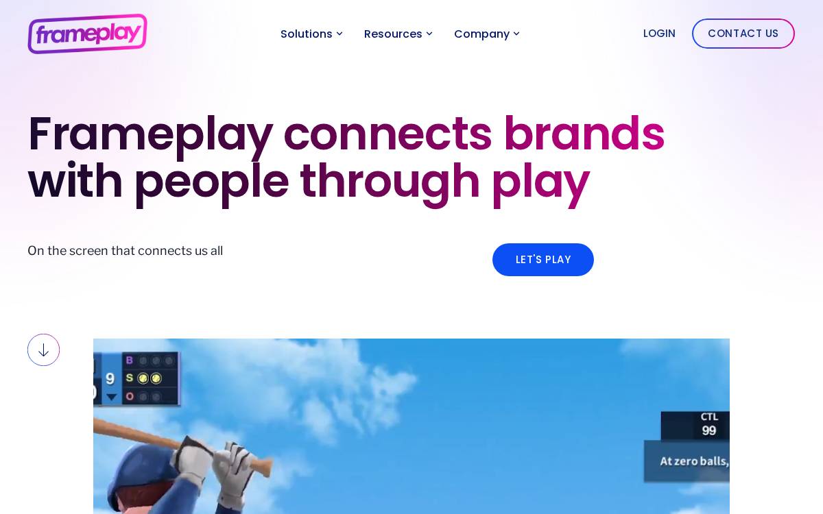 Frameplay website preview
