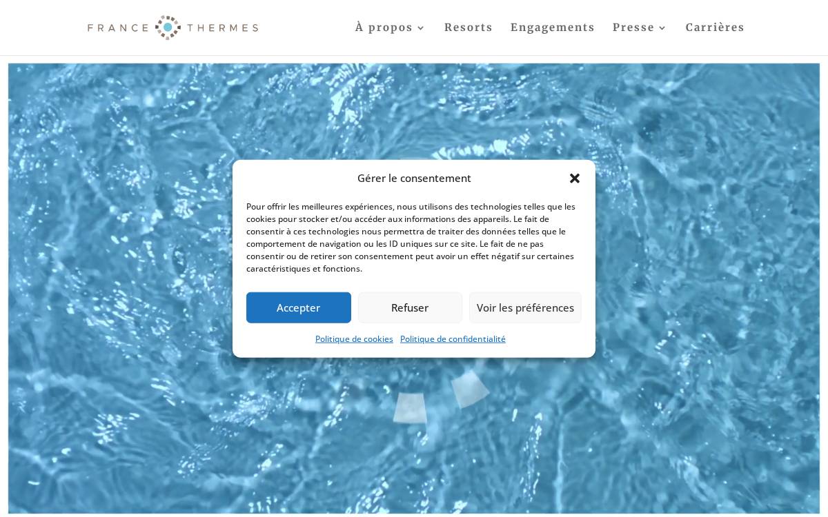 France Thermes website preview