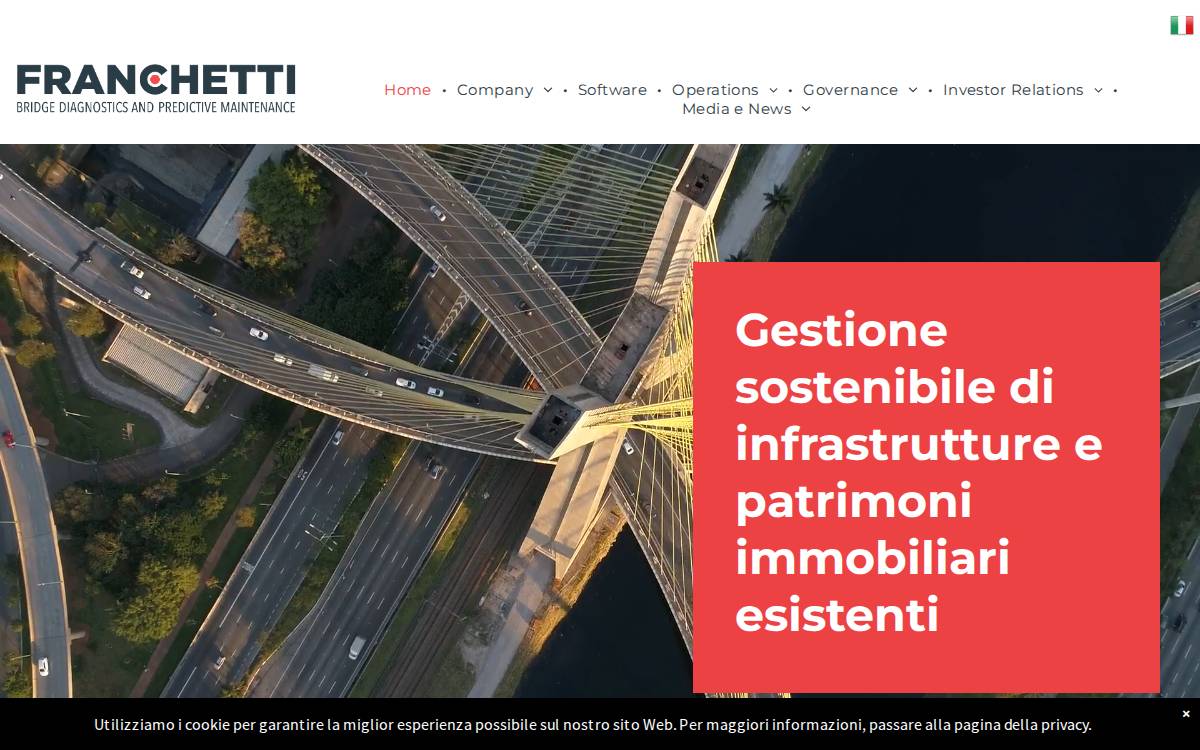 Franchetti website preview