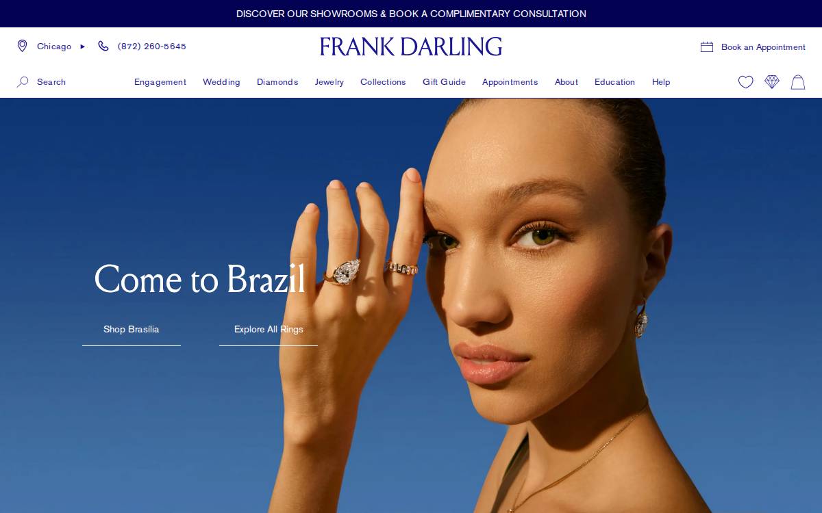 Frankdarling website preview