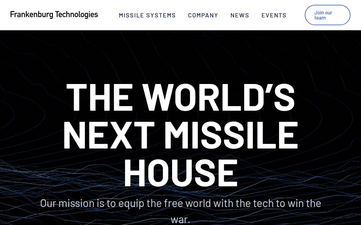 Frankenburg Technologies website preview