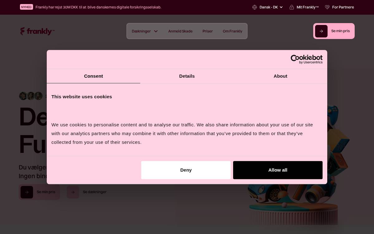 Frankly website preview