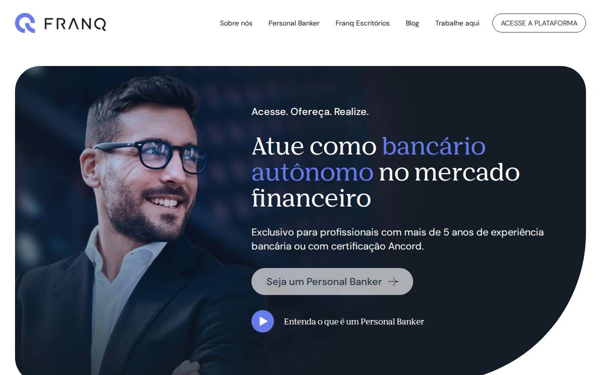 Franq website preview