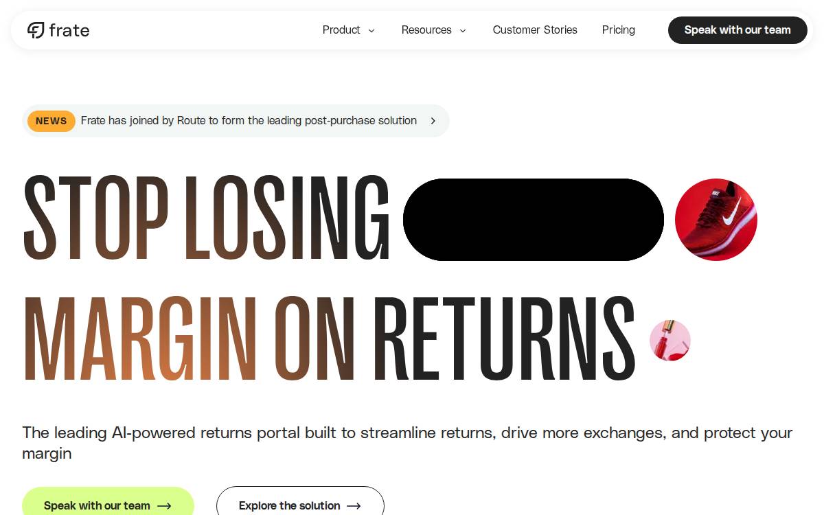 Frate website preview
