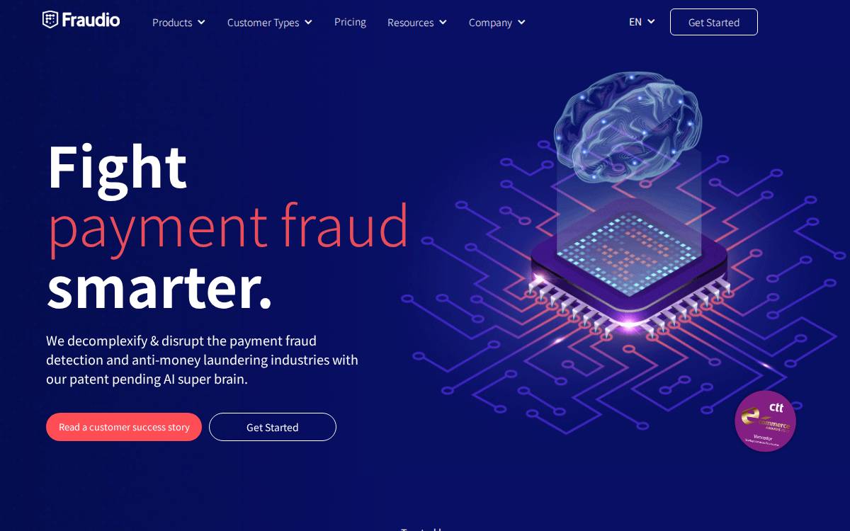 Fraudio website preview